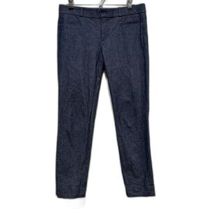 Banana Republic Sloan Pants Women 2 Slacks Trousers Navy Dress Pants Flat Front